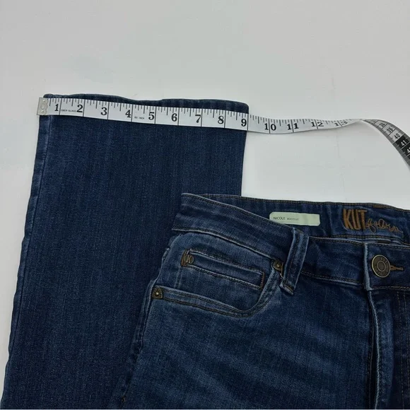 KUT from the Kloth Nicole Bootcut Jeans Dark Wash Size 6 - Picture 13 of 14